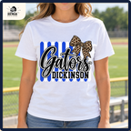 Dickinson Gators school spirit shirt worn outdoors