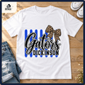 Dickinson Gators school spirit shirt styled in a boutique flat lay