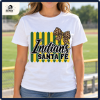 Santa Fe Indians school spirit shirt worn outdoors