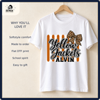 Alvin Yellow Jackets Softstyle comfort and made-to-order school spirit shirt