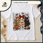 Halloween Bat Trio: shirt styled as a fall gift