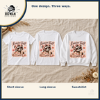Leaves Fall I Dont Raccoon: matching short sleeve tee, long sleeve tee, and crewneck sweatshirt