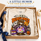 I See Deadlines T-shirt gift for school support staff