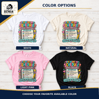You Want My Schedule teacher humor apparel: colors by The Big Man Designs