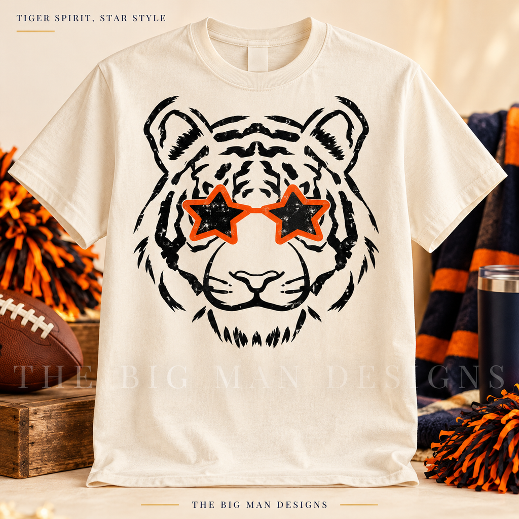 Tiger Star Glasses hero product image by The Big Man Designs.
