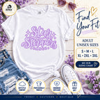 Star Steppers Dance script shirt adult unisex sizes S through 3XL
