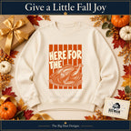 Here for the Turkey Thanksgiving design. Natural sweatshirt styled as a Thanksgiving gift. The Big Man Designs.