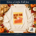 Here for the Pumpkin Pie Thanksgiving design. Natural sweatshirt styled as a Thanksgiving gift. The Big Man Designs.