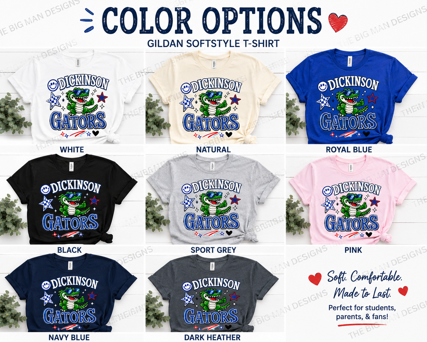 Dickinson Gators Spirit Tee | School Spirit T-Shirt