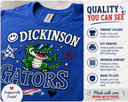 Dickinson Gators Spirit Tee | School Spirit T-Shirt