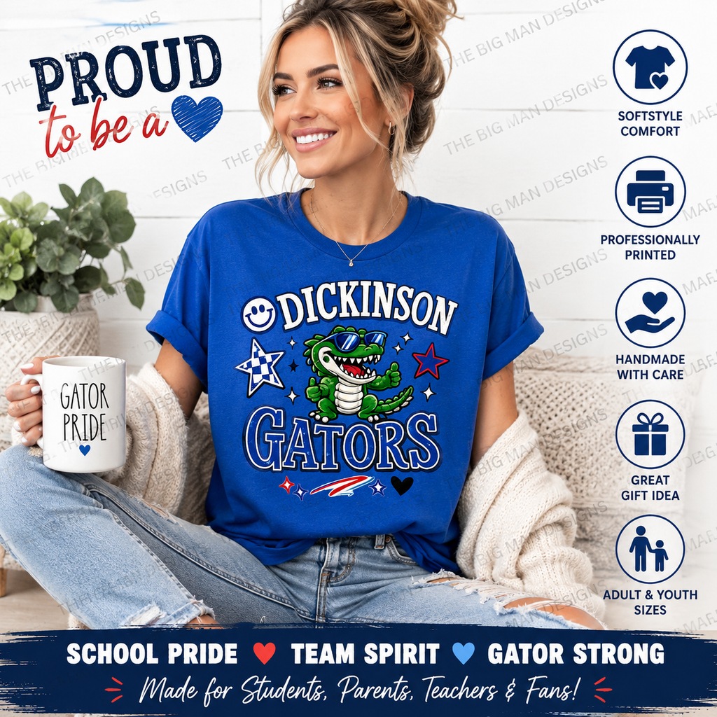 Dickinson Gators Spirit Tee | School Spirit T-Shirt