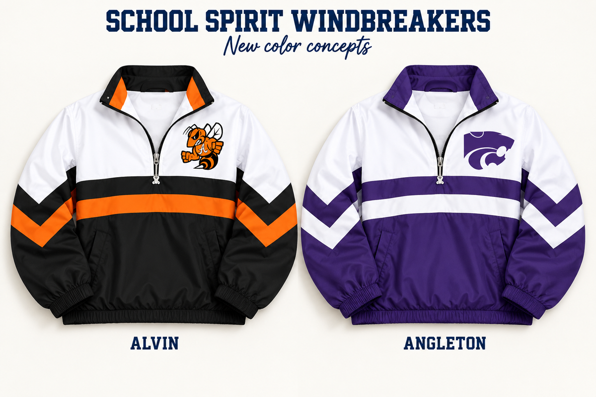 School Spirit Pullover Jacket | Dickinson, Santa Fe, Friendswood, Clear Creek, Clear Springs, Bay Area Christian Academy, Clear Falls, LaMarque, & AVA | S-5XL