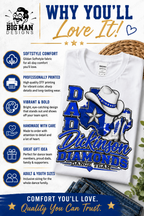Dickinson Diamonds Dance Team Dad Shirt 4 | DTF Printed