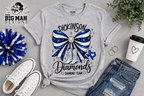 Dickinson Diamonds Diamond Team Bow Shirt 5| DTF Printed