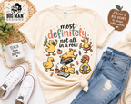 Most Definitely Not All in a Row Teacher Shirt
