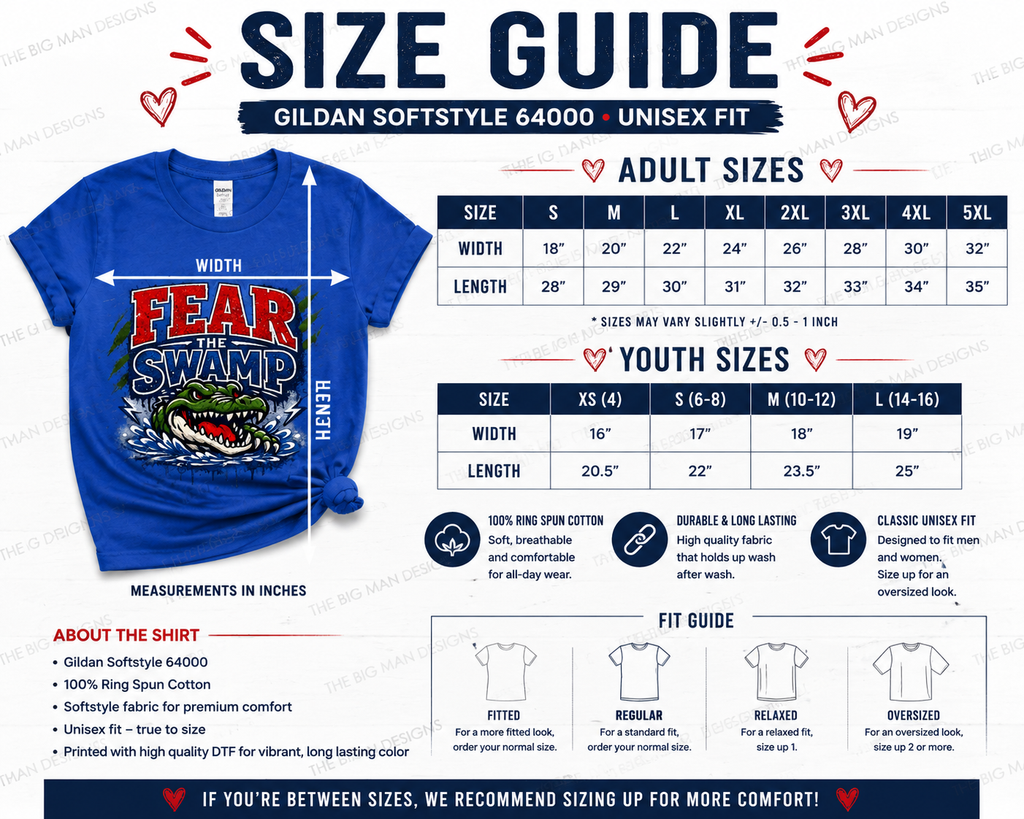 Fear the Swamp Gators Shirt