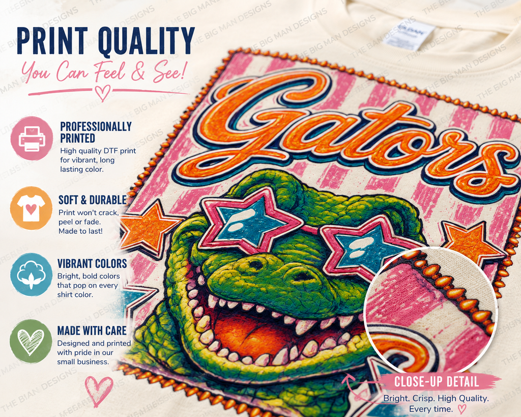 Retro Gators Spirit Wear Shirt