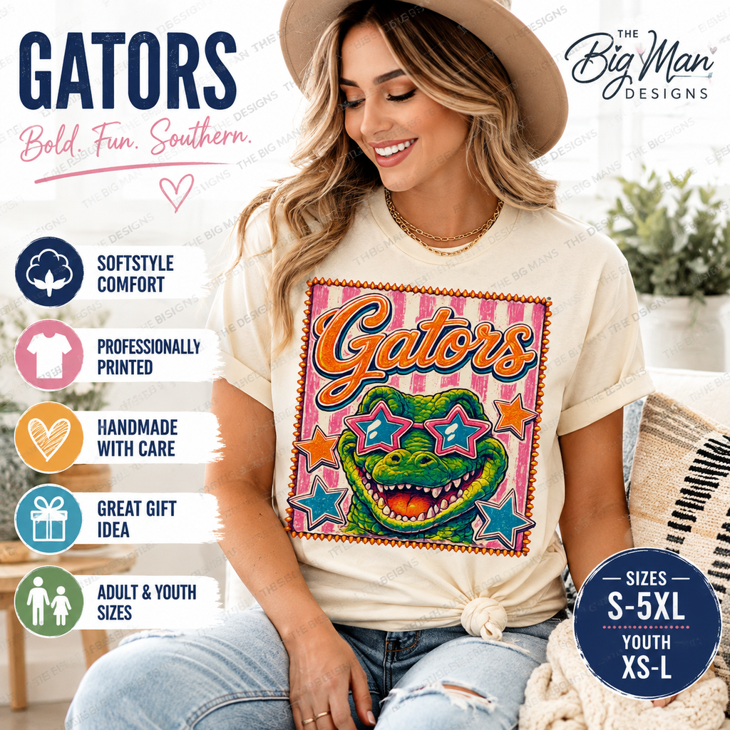 Retro Gators Spirit Wear Shirt