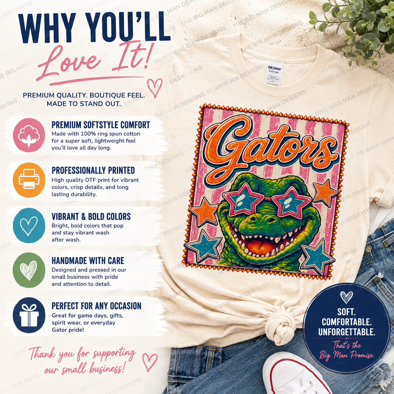 Retro Gators Spirit Wear Shirt