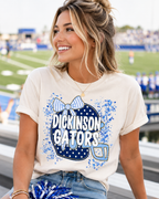 1 Dickinson Gators Coquette Bow T-shirt & Sweatshirt | School Spirit Shirt