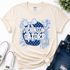 1 Dickinson Gators Coquette Bow T-shirt & Sweatshirt | School Spirit Shirt