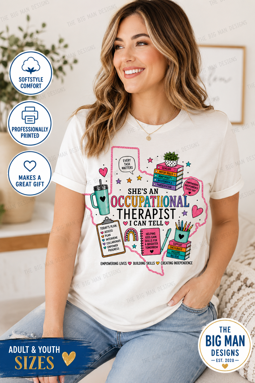 She's an Occupational Therapist, I Can Tell | OT Gift Shirt