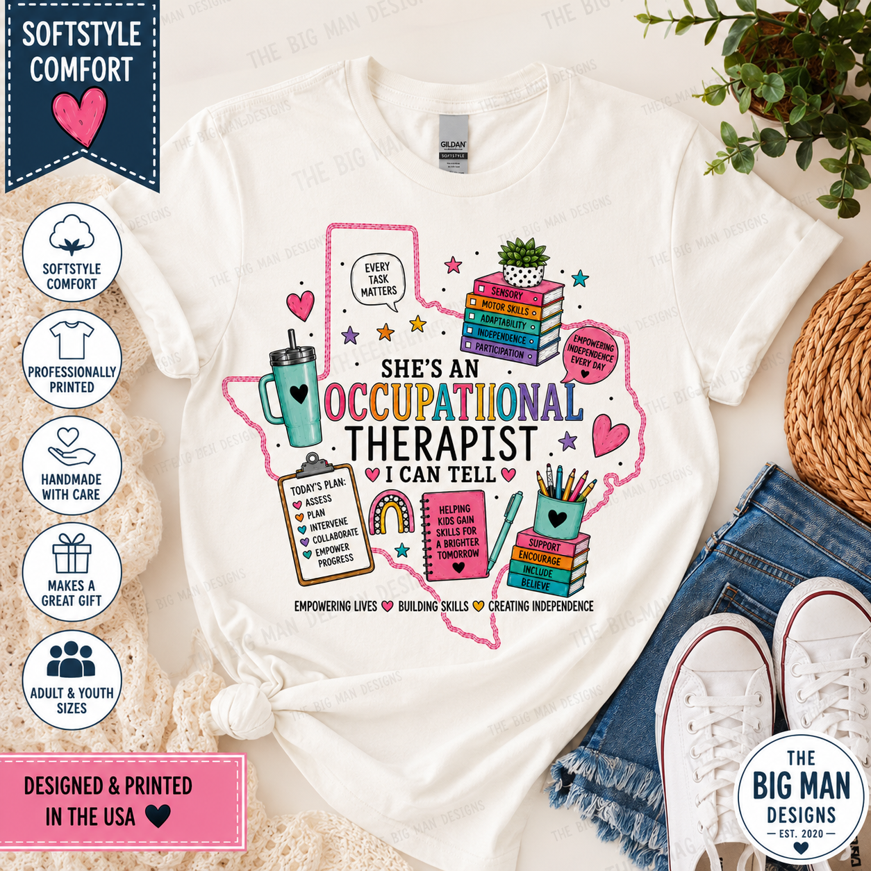 She's an Occupational Therapist, I Can Tell | OT Gift Shirt