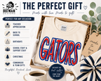 7 Dickinson Gators Retro Bold Spirit Shirt | Dickinson ISD Spirit Wear