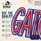 7 Dickinson Gators Retro Bold Spirit Shirt | Dickinson ISD Spirit Wear
