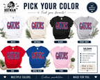 7 Dickinson Gators Retro Bold Spirit Shirt | Dickinson ISD Spirit Wear