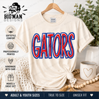 7 Dickinson Gators Retro Bold Spirit Shirt | Dickinson ISD Spirit Wear