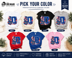8 Dickinson Gators Floral D Spirit Shirt | Dickinson ISD Spirit Wear
