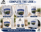 9 Dickinson Gators Checkered Leopard Spirit Shirt | Dickinson ISD Spirit Wear