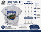 9 Dickinson Gators Checkered Leopard Spirit Shirt | Dickinson ISD Spirit Wear