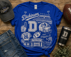 10 Dickinson Gators Vintage Stadium Spirit Shirt | Dickinson ISD Spirit Wear