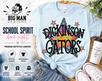 13 Dickinson Gators Star Burst Spirit Shirt | Dickinson ISD Spirit Shirt