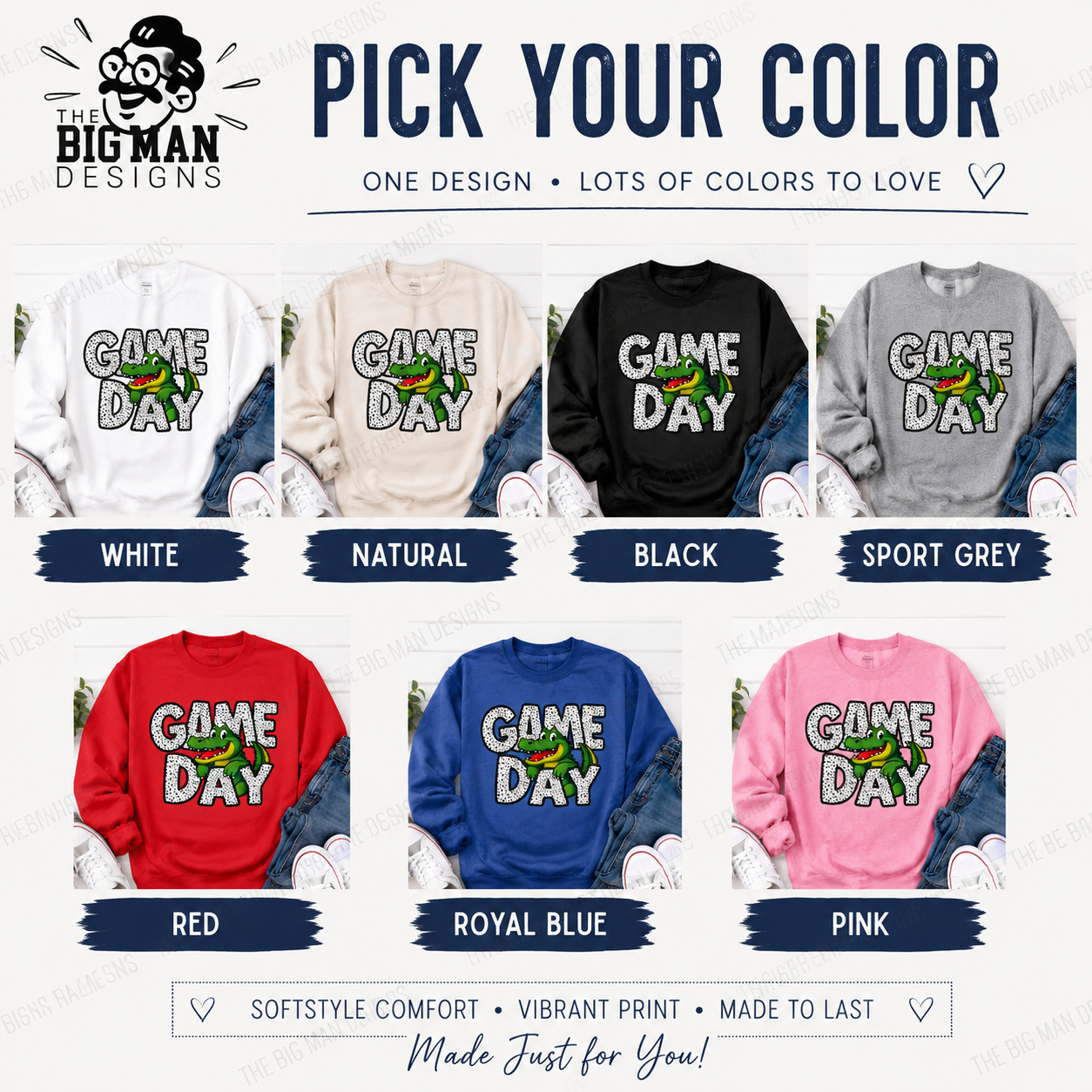 15 Dickinson Gators Game Day Spirit Shirt | Gator Mascot Tee