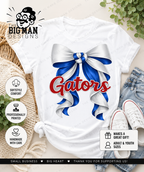 16 Dickinson Gators Bow Spirit Shirt | School Spirit Tee