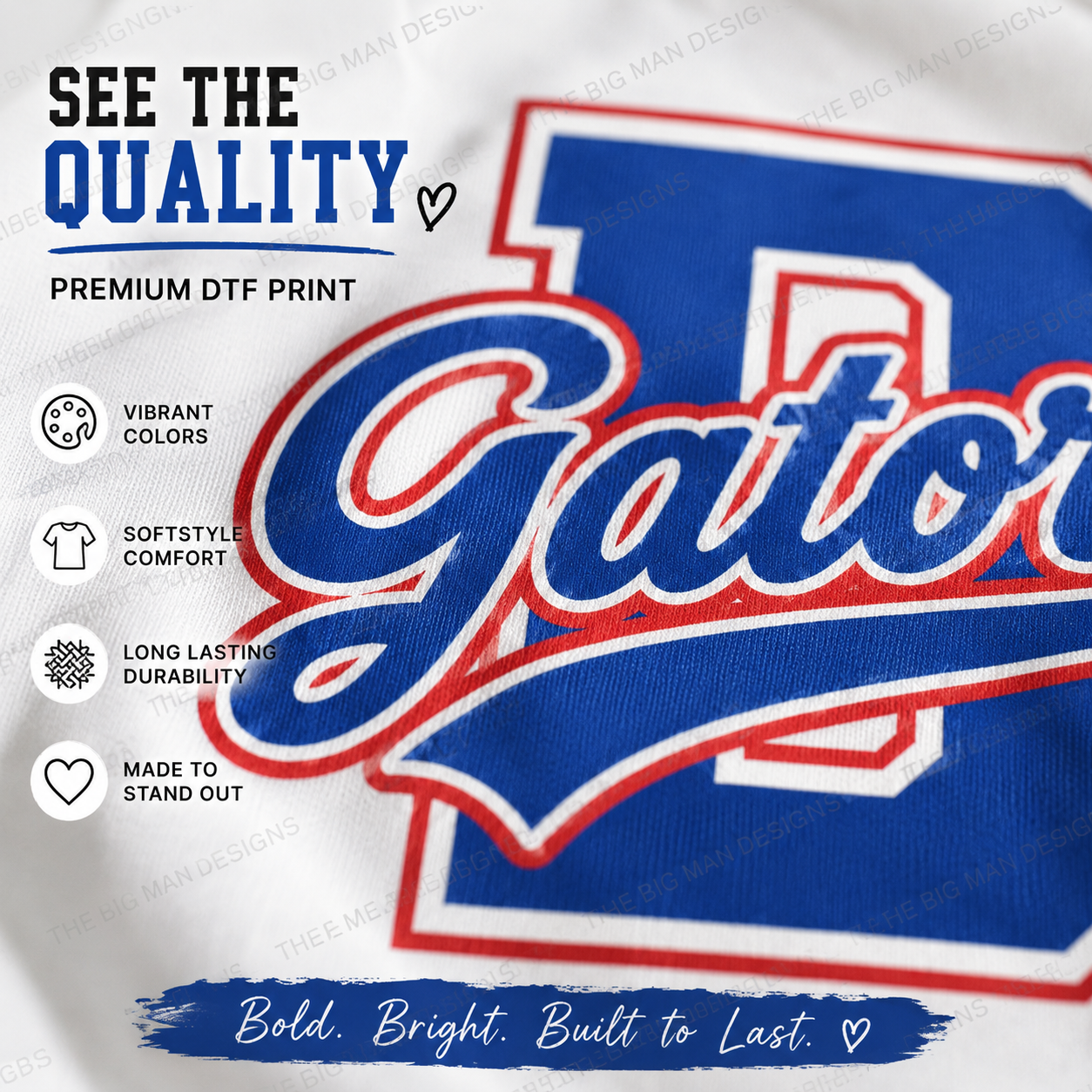 18 Dickinson Gators D Letter Spirit Shirt | School Spirit Tee