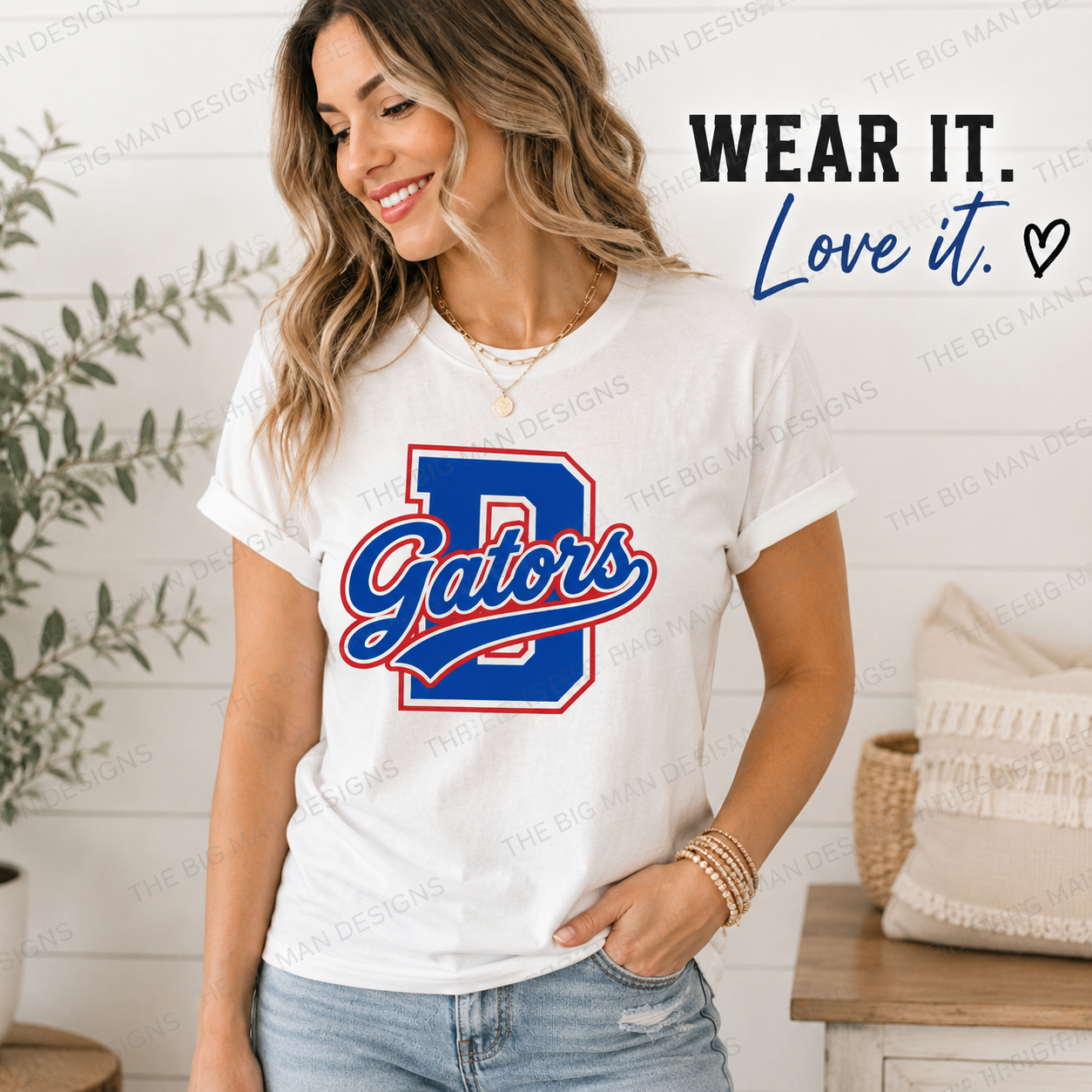 18 Dickinson Gators D Letter Spirit Shirt | School Spirit Tee