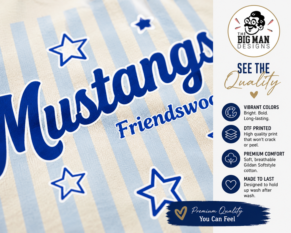 Friendswood Mustang Preppy Spirit Shirt