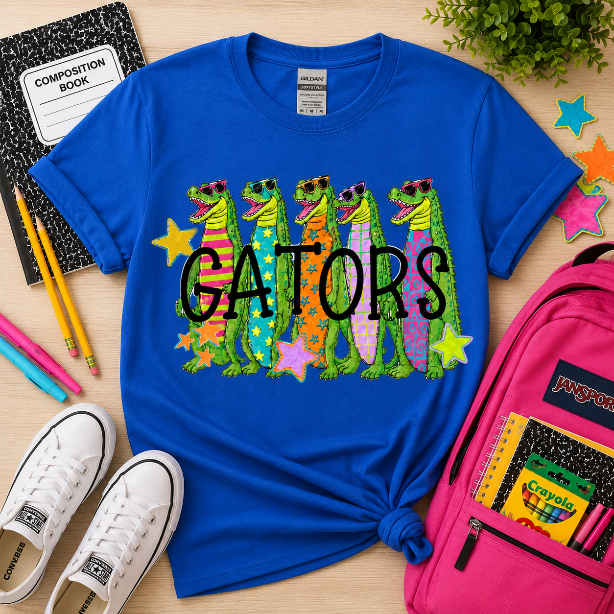 20 Gators Pencils Spirit Wear – Back to School Tee & Sweatshirt