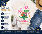 2 Guess Who's Back Dickinson Gators T-Shirt | Front & Back Design