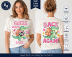 2 Guess Who's Back Dickinson Gators T-Shirt | Front & Back Design