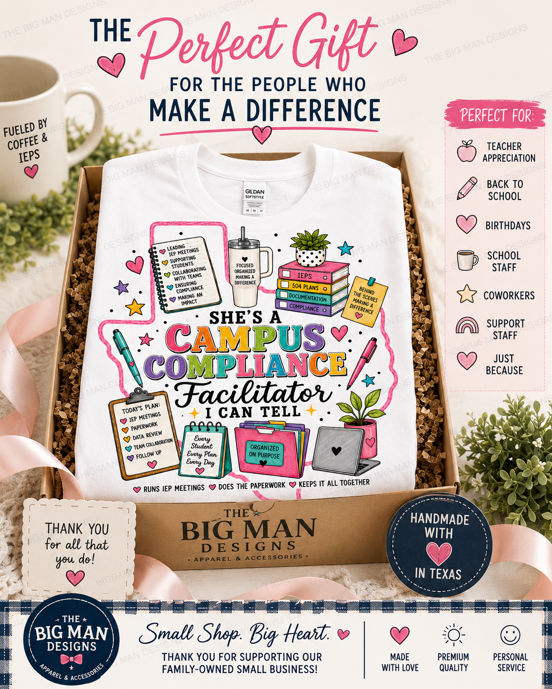 She's a Campus Compliance Facilitator / ARD Facilitator I Can Tell | Dickinson Gators Shirt
