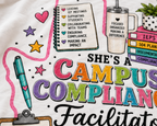 She's a Campus Compliance Facilitator / ARD Facilitator I Can Tell | Dickinson Gators Shirt