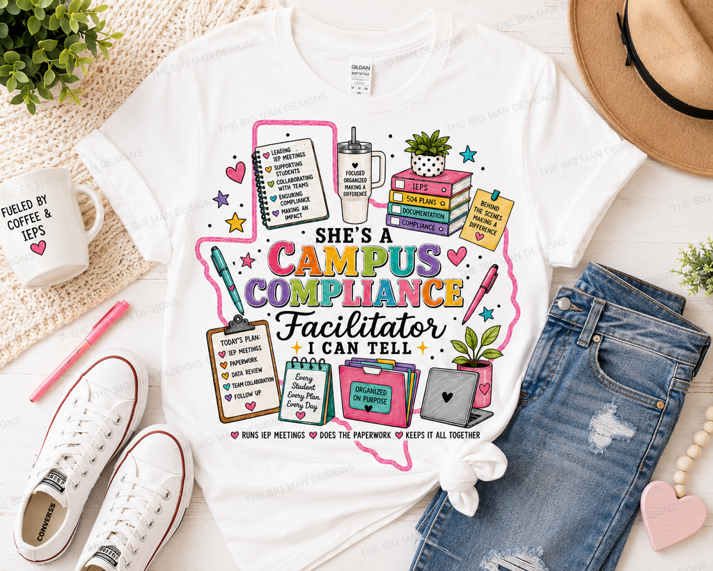 She's a Campus Compliance Facilitator / ARD Facilitator I Can Tell | Dickinson Gators Shirt