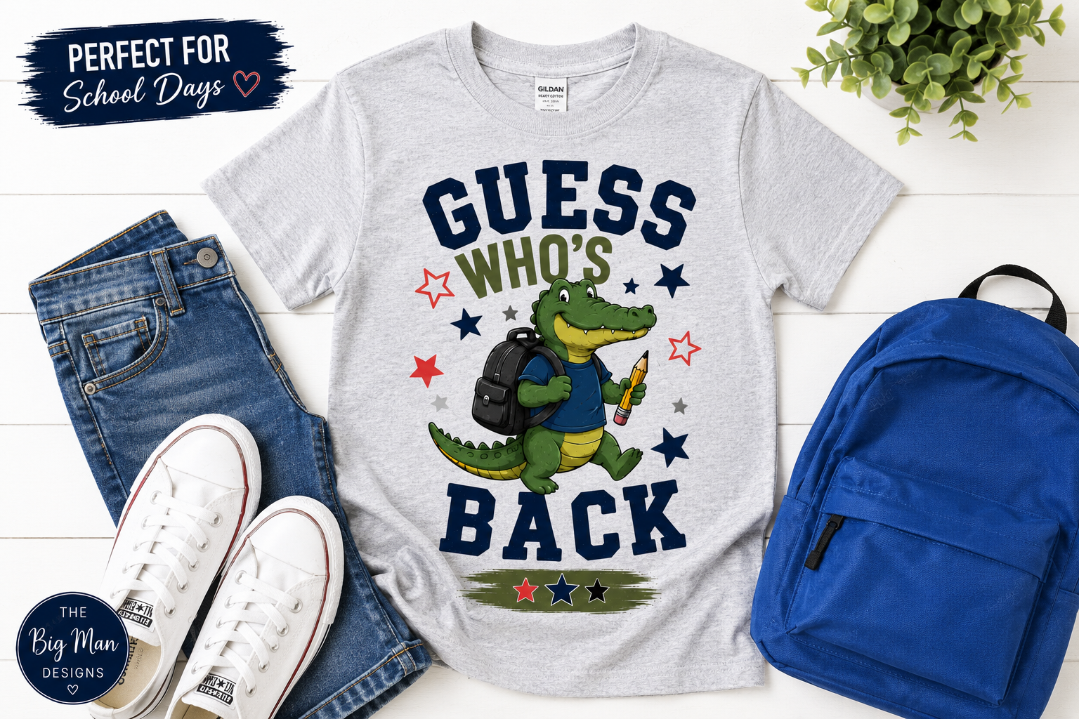 Guess Who's Back Dickinson Gators Unisex T-Shirt | Front & Back Design