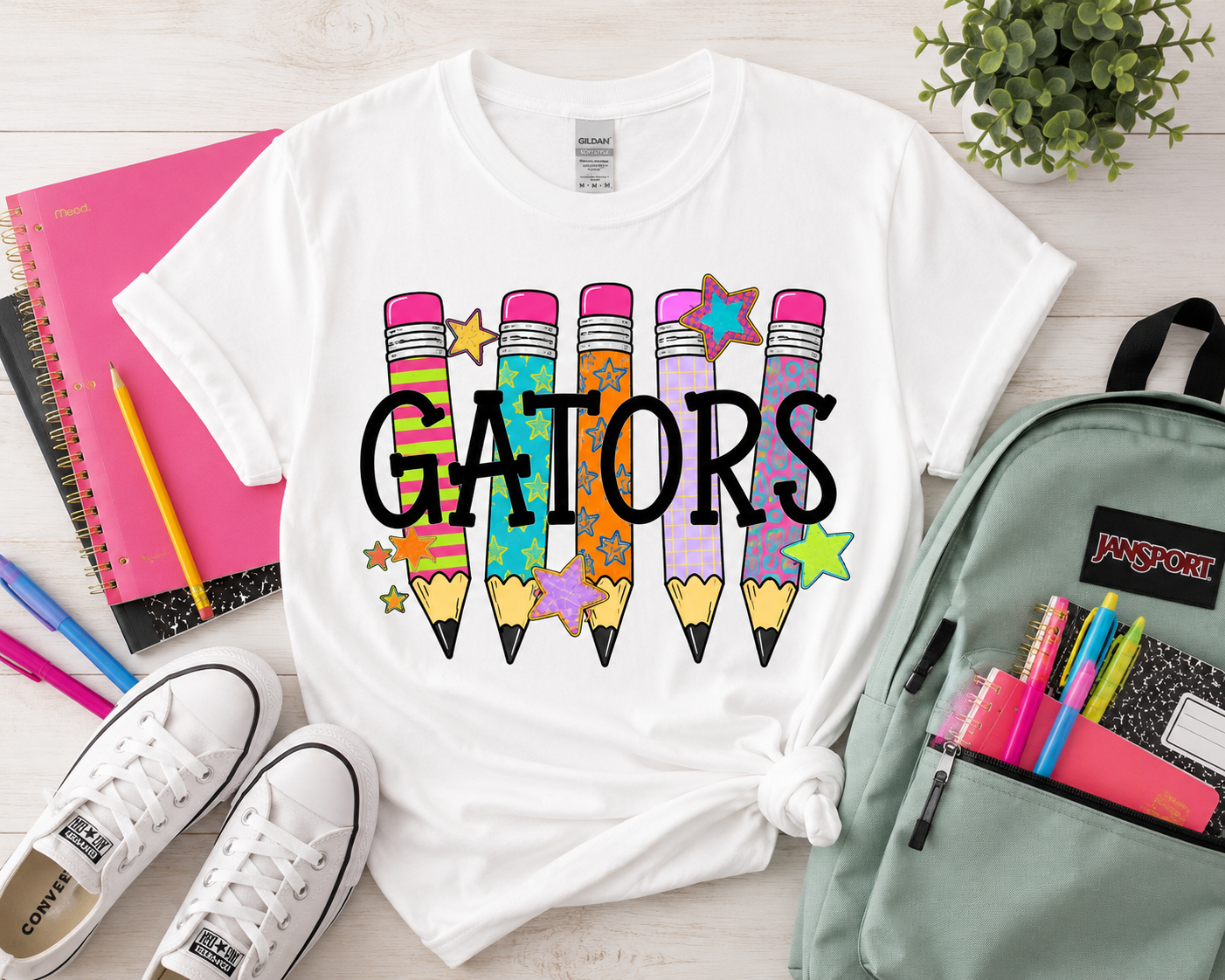 23 Gators Pencils Spirit Wear – Back to School T-shirt & Sweatshirt