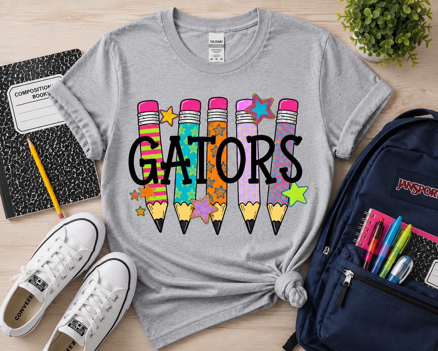 23 Gators Pencils Spirit Wear – Back to School T-shirt & Sweatshirt